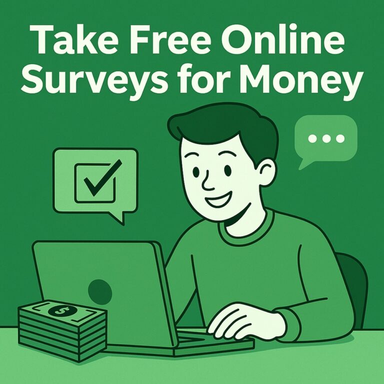 Free opportunity to make money online with surveys.