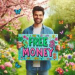 A man enjoying Spring and free money savings!
