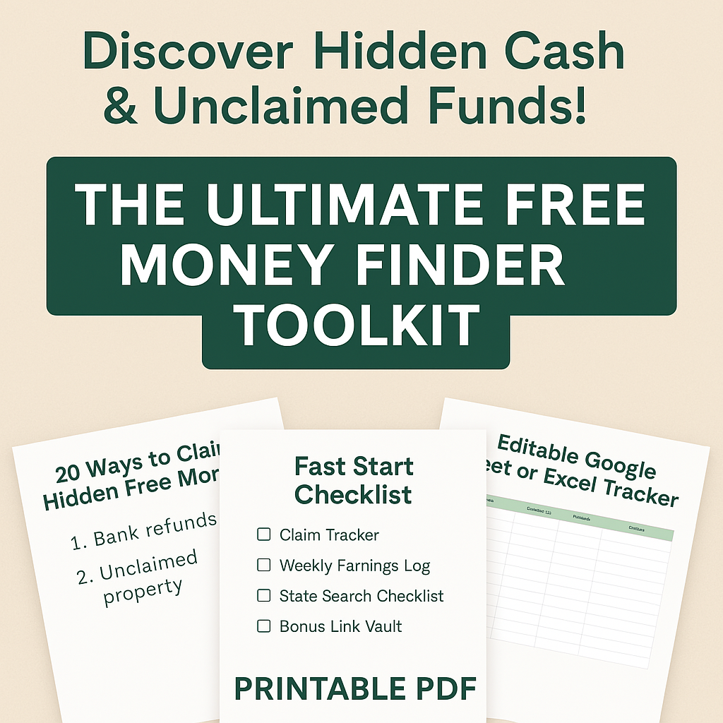 Ultimate Free Money Finder Toolkit – Download Your Guide to Hidden Cash, Refunds, and Rebates
