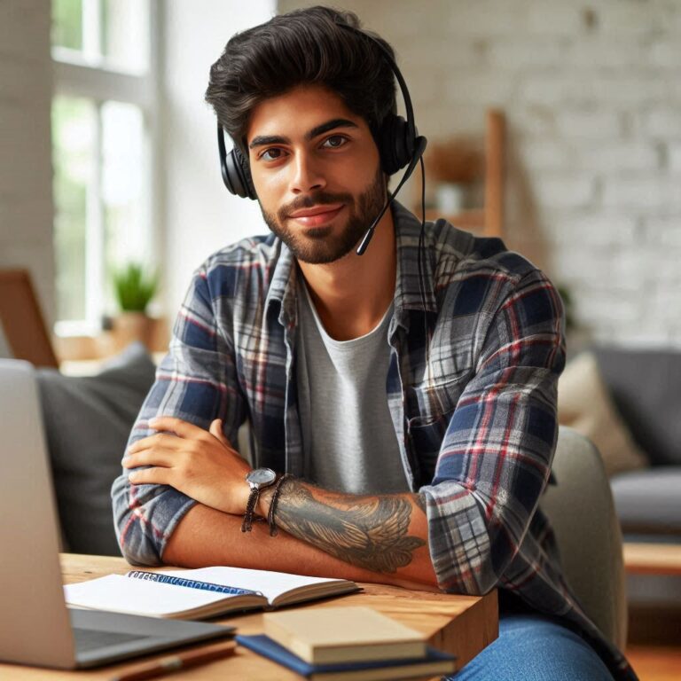 A man making money free with Survey Junkie!