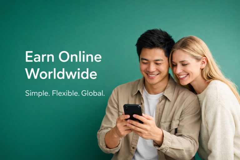Make money online with this free global online job.